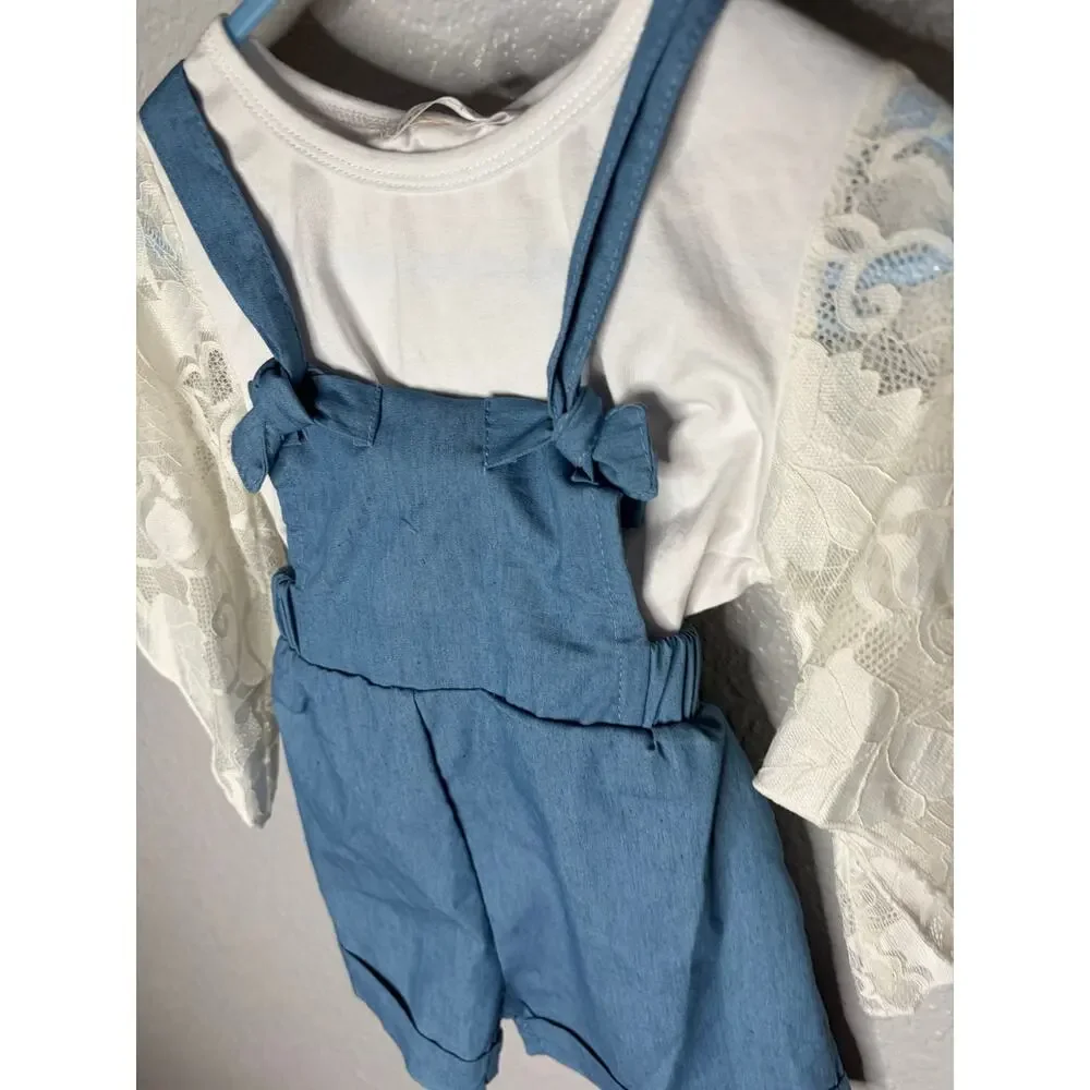NWT AND NWOT Boutique Dresses Toddler Girls size 3t Blue Preppy Style